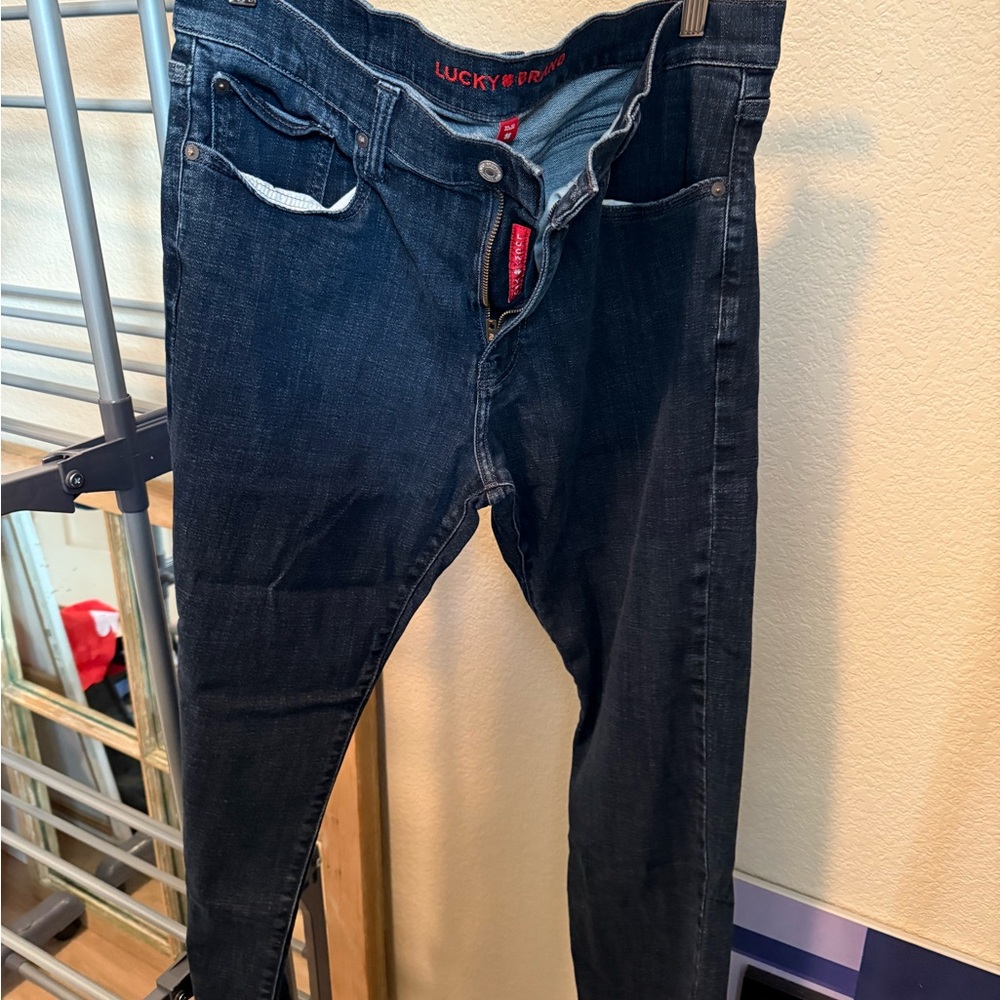 Lucky Brand Men's Deep Indigo Jeans
